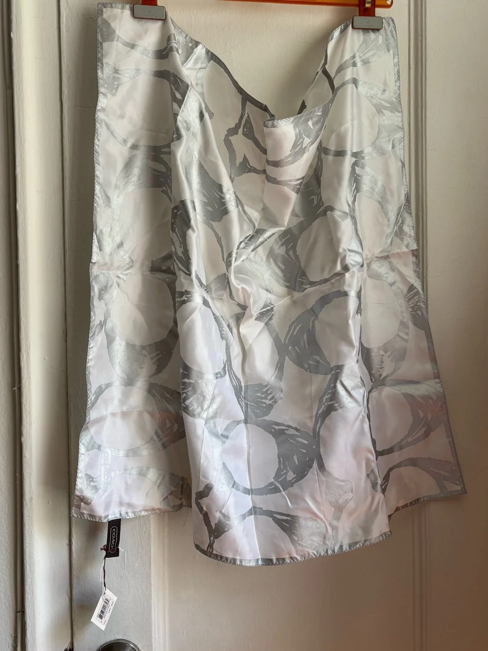 Coach Signature Silk Scarf Signature